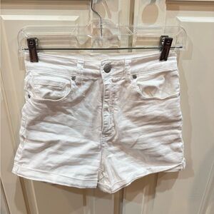 Tgla White Jean Shorts
